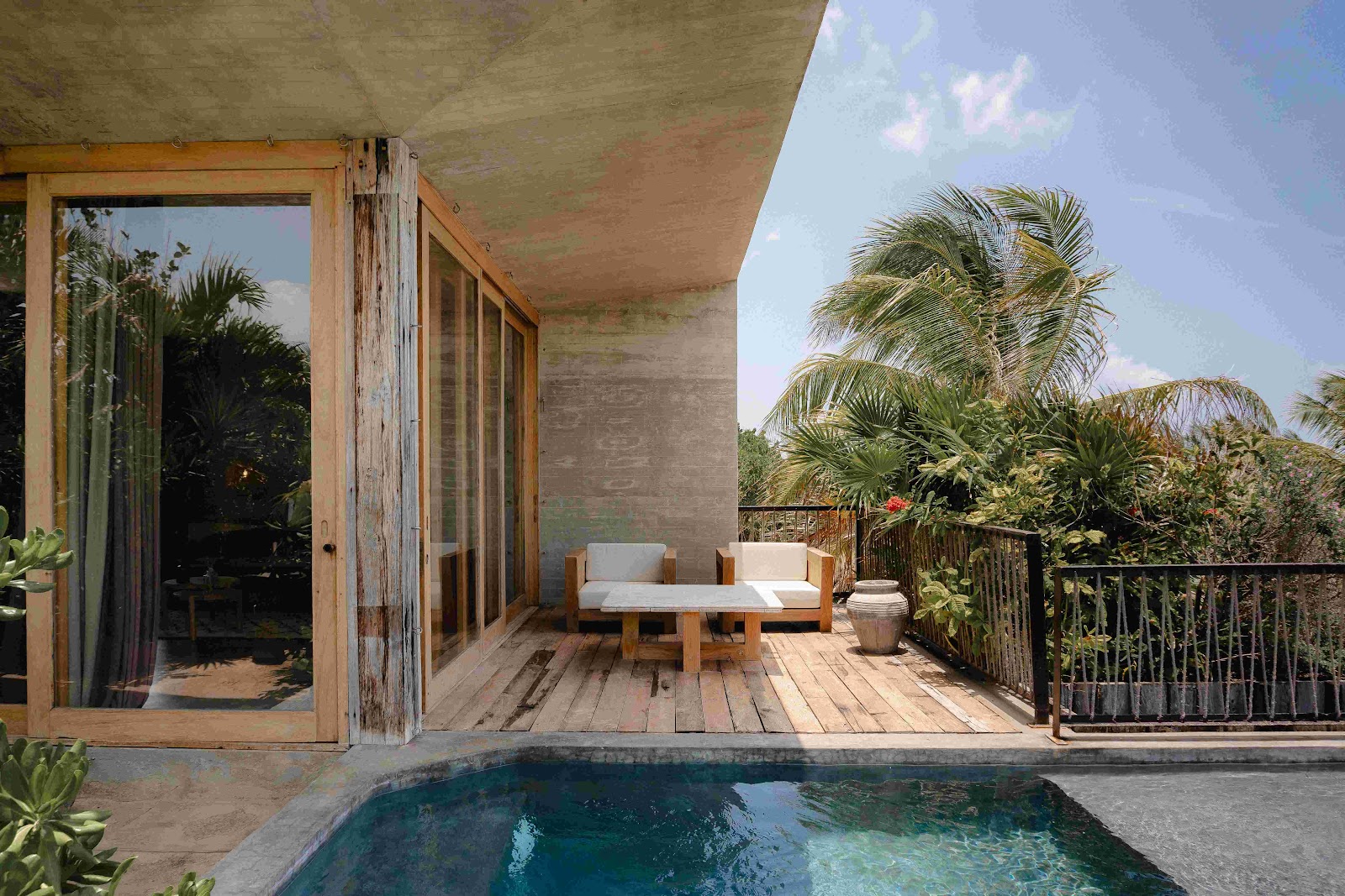Suite with a private plunge pool at Be Tulum