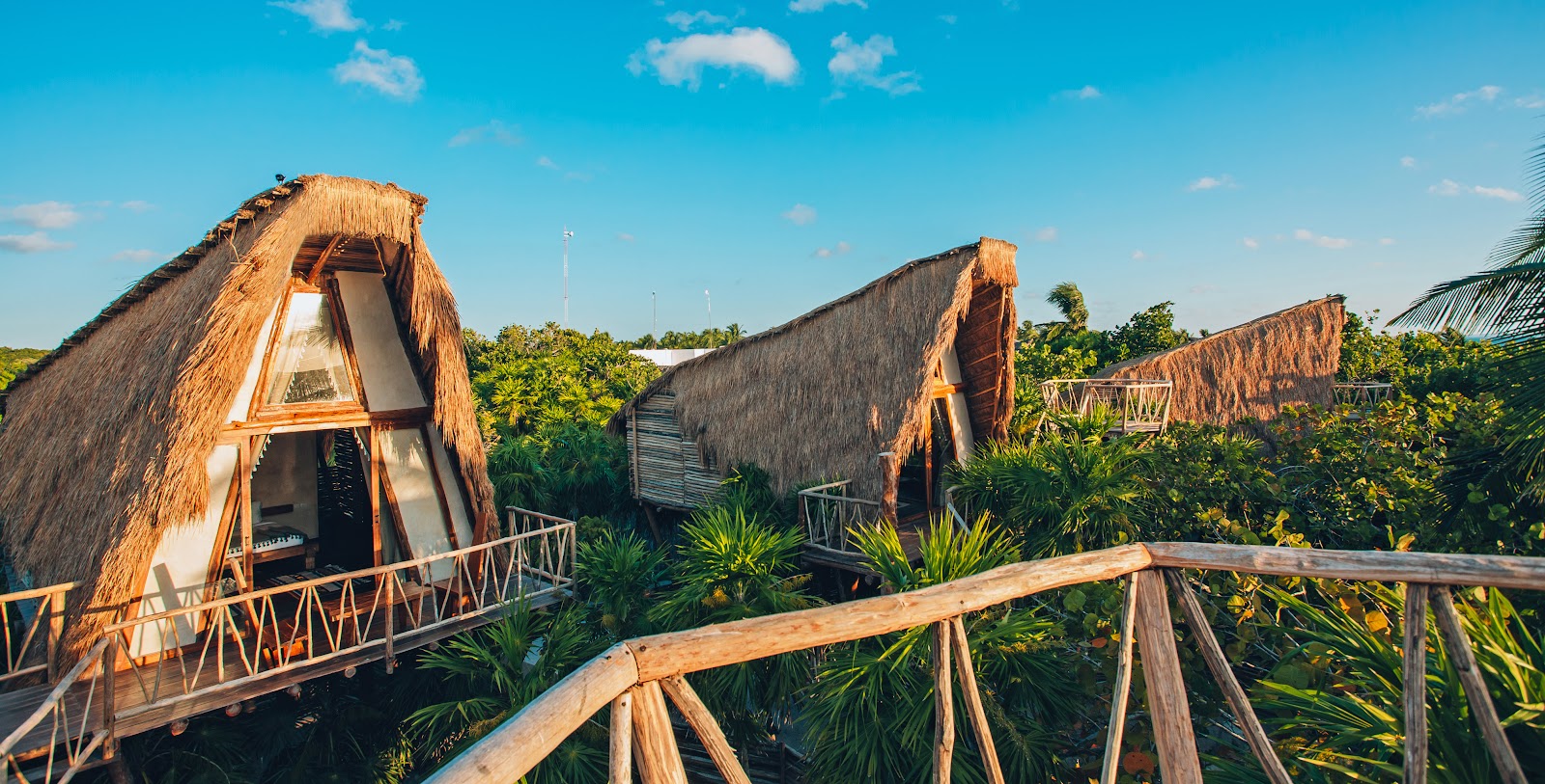 IKAL Tulum thatched villas overlooking the sea