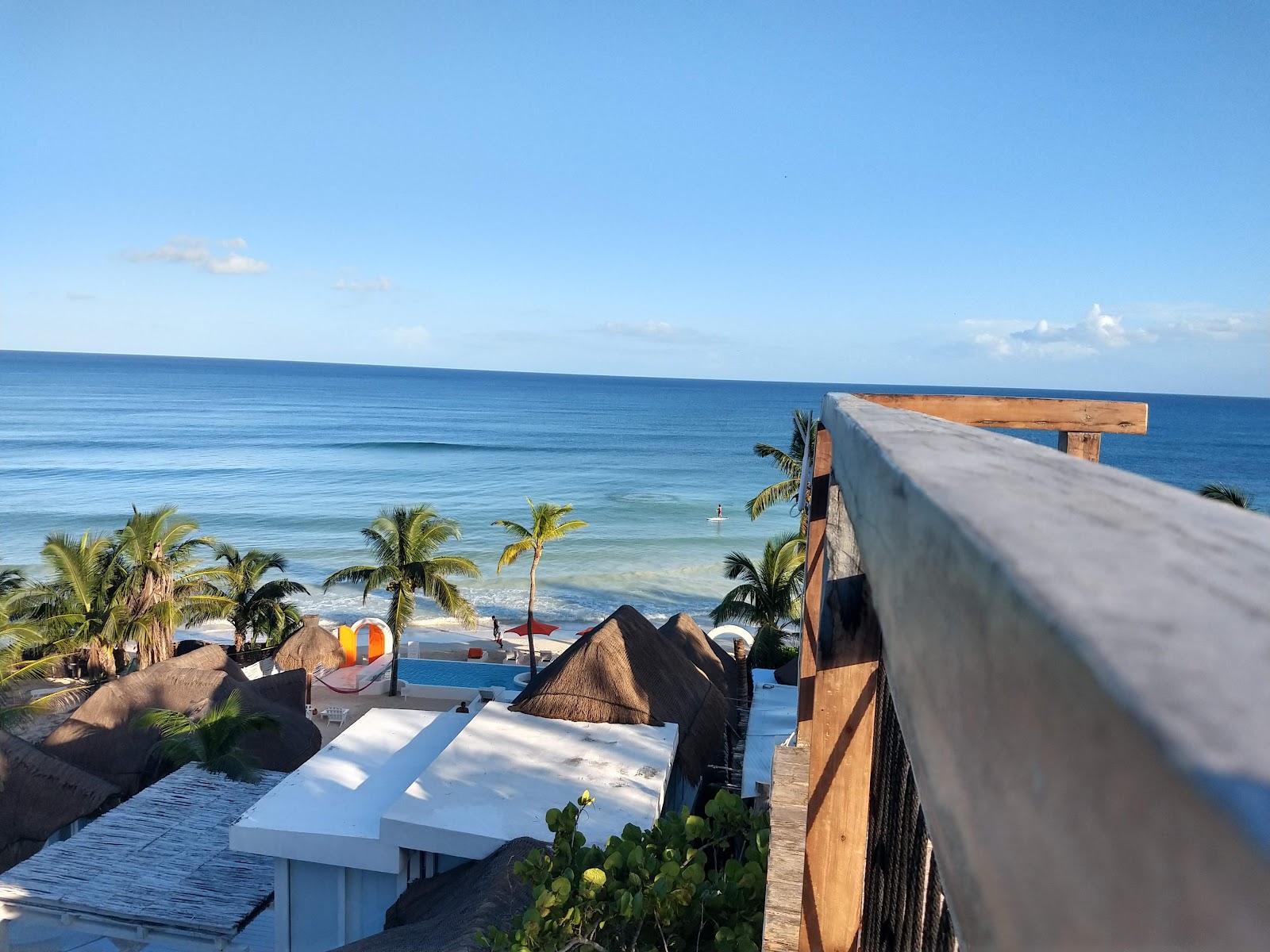 Ocean view from the rooftop terrace